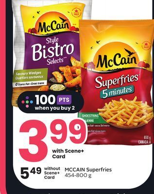 Sobeys Mccain superfries offer