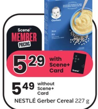 Sobeys Nestlé gerber cereal offer