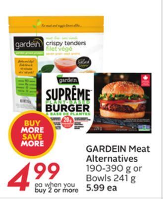 Sobeys Meat alternatives offer