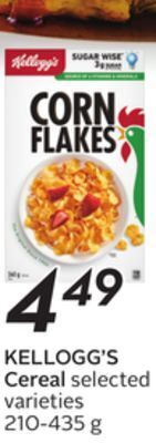 Sobeys Cereal offer