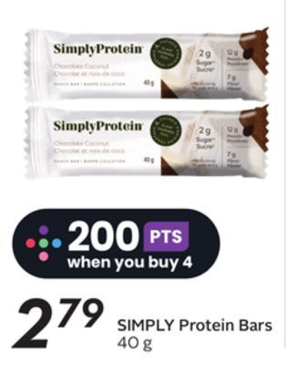 Sobeys Protein bars offer