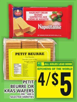 Food Basics Petit beurre or kras wafers offer