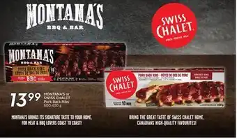 Sobeys Montana's or swiss chalet pork back ribs offer