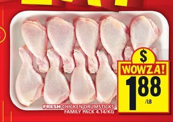 Food Basics Fresh chicken drumsticks family pack offer