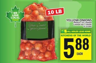 Food Basics Yellow onions offer