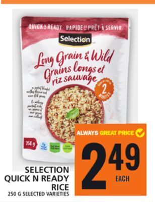 Food Basics Selection quick n ready rice offer