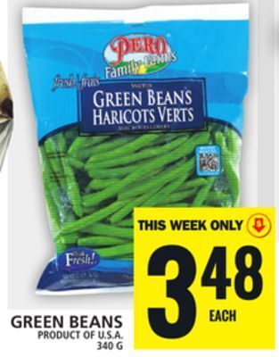 Food Basics Green beans offer
