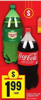 Food Basics Coca-cola or canada dry offer