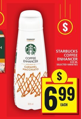 Food Basics Starbucks coffee enhancer offer