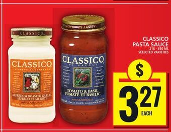 Food Basics Classico pasta sauce offer