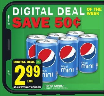 Food Basics Pepsi minis* offer