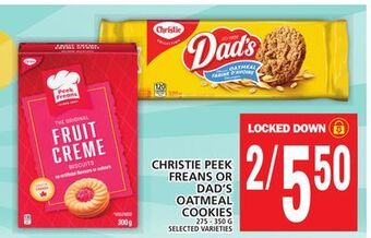 Food Basics Christie peek freans or dad's oatmeal cookies offer