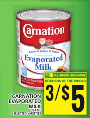 Food Basics Carnation evaporated milk offer