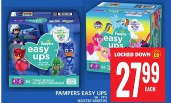 Food Basics Pampers easy ups offer