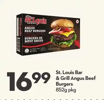Longo's St. louis bar & grill angus beef burgers offer
