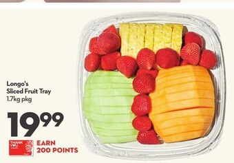 Longo's Longo's sliced fruit tray offer