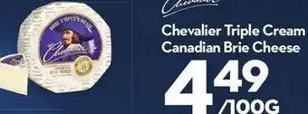 Longo's Chevalier triple cream canadian brie cheese offer