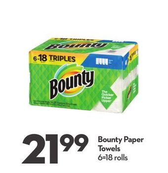 Longo's Bounty paper towels offer