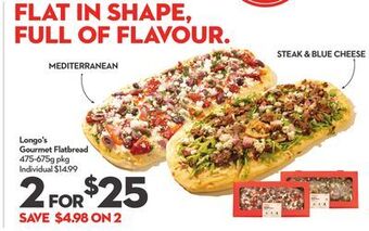 Longo's Longo's gourmet flatbread offer
