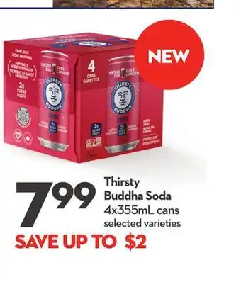 Longo's Thirsty buddha soda offer
