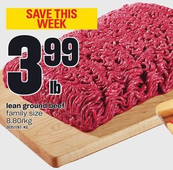Loblaws Lean ground beef offer
