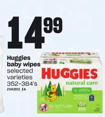 Loblaws Huggies baby wipes, 352-384's offer