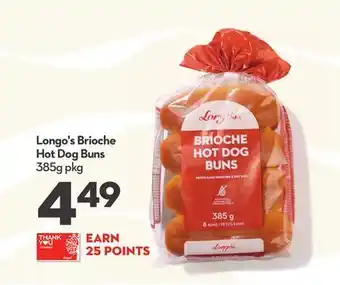 Longo's Longo's brioche hot dog buns offer