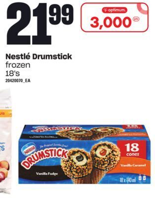 Loblaws Nestlé drumstick, 18's offer