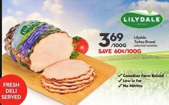 Longo's Lilydale turkey breast offer