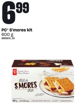 Loblaws Pc® s'mores kit, 600 g offer