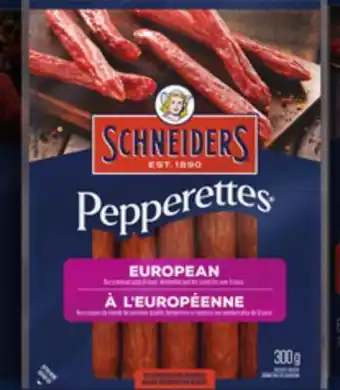 Loblaws Schneiders® pepperettes® sausage snacks, 300-375 g offer