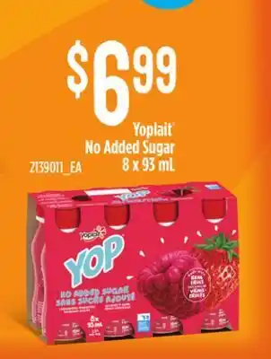 Loblaws Yoplait® no added sugar, 8 x 93 ml offer