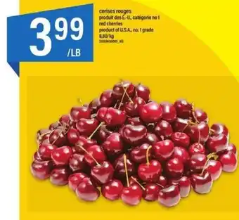 Maxi red cherries offer