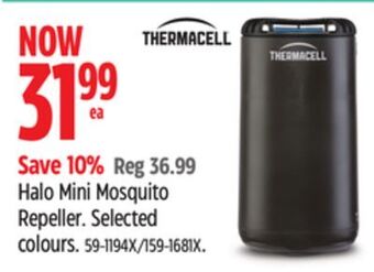 Canadian Tire Thermacell halo mini mosquito repeller offer