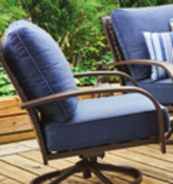 Canadian Tire Canvas clareview swivel/rocker chair offer