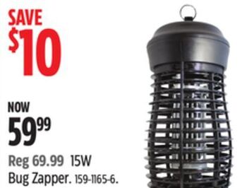 Canadian Tire 15w bug zapper offer