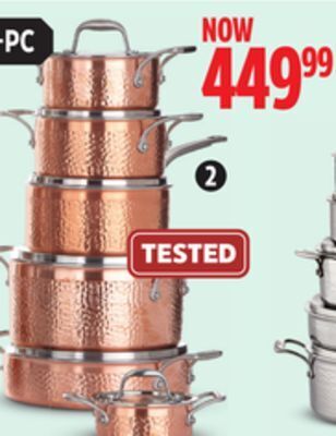 Canadian Tire Lagostina copper-clad cookset offer