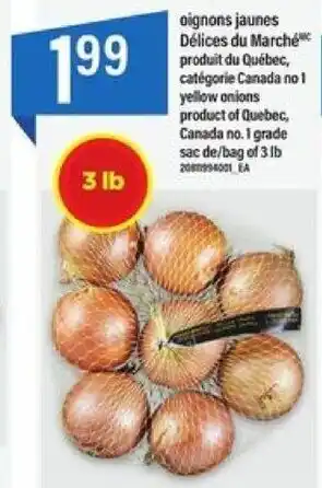 Maxi yellow onions offer