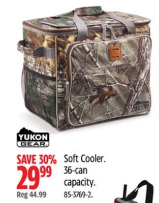 Canadian Tire Yukon gear soft cooler offer
