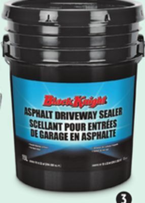 Canadian Tire Black knight asphalt driveway sealer, 15l offer