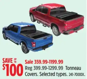 Canadian Tire Tonneau covers offer