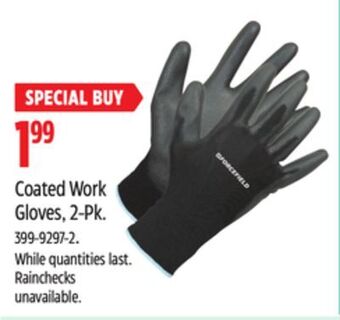 Canadian Tire Forcefield coated work gloves, 2-pk offer