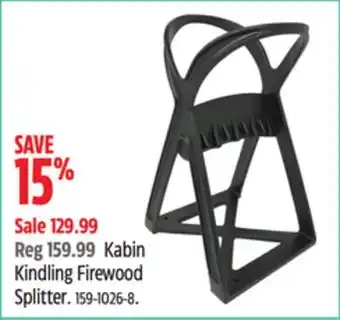 Canadian Tire Kabin kindling firewood splitter offer