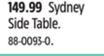 Canadian Tire Sydney side table offer