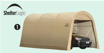 Canadian Tire Shelterlogic round autoshelter, 10 x 15 x 8´h offer