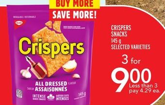 Metro Crispers snacks offer