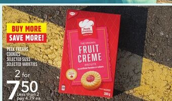 Metro Peek freans cookies offer