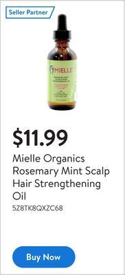 Walmart Mielle organics rosemary mint scalp hair strengthening oil offer