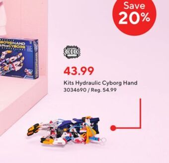 Staples Cic kits hydraulic cyborg hand offer