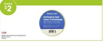 Staples Staples general purpose packaging tape offer